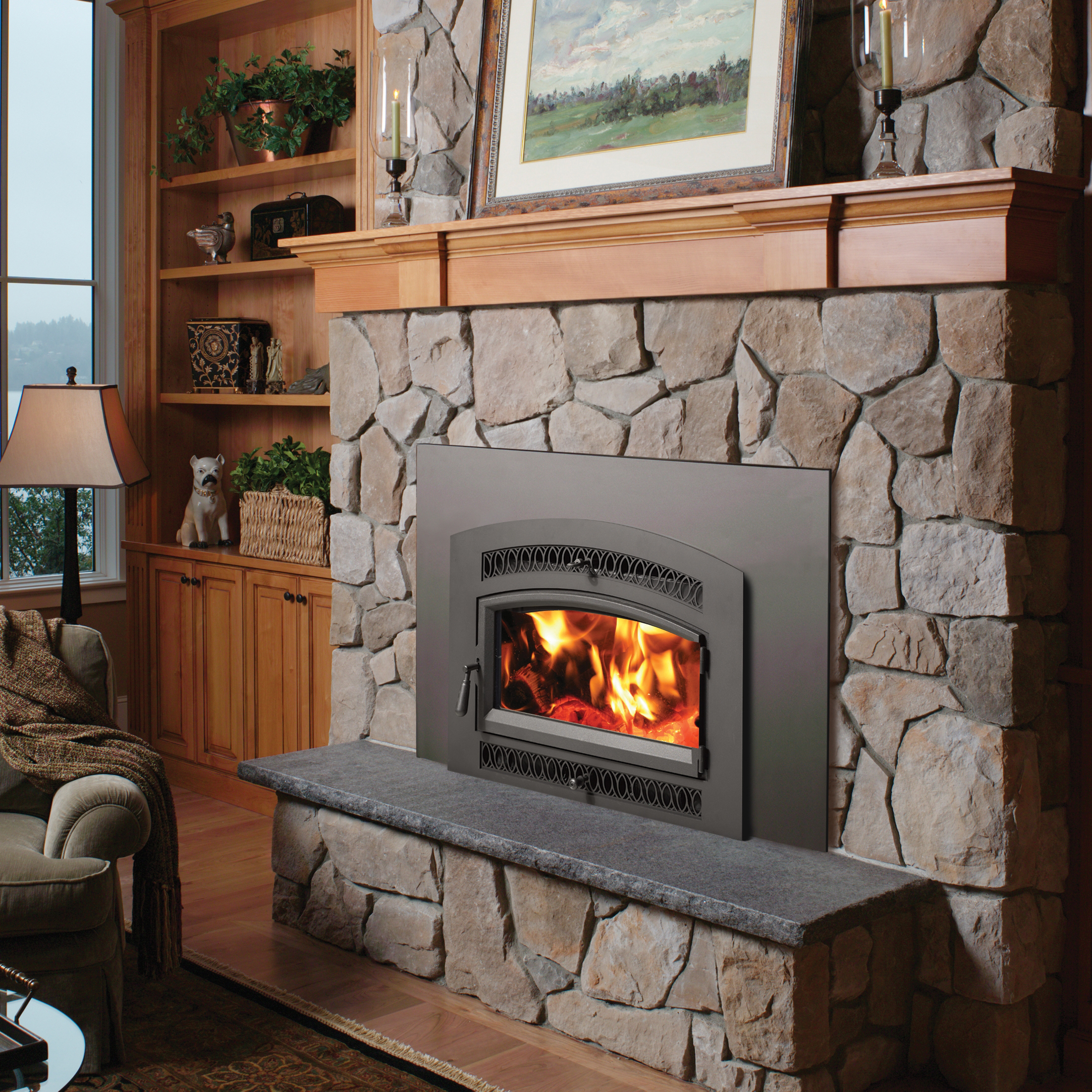 Medium Flush Wood Insert Arched - NextGen Fyre